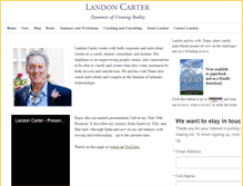 Tablet Screenshot of landoncarter.com